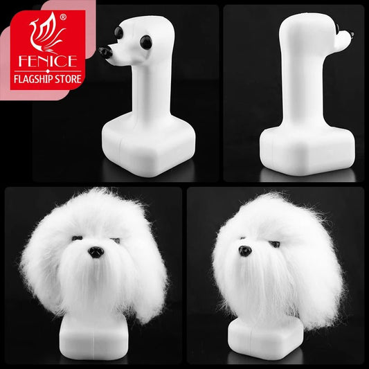 Fenice Pet Simulation Hair Grooming Fake Dog Model Practice Dog Standard Skeleton Model Dog Full Body Fake Hair - FENICE TOTEM