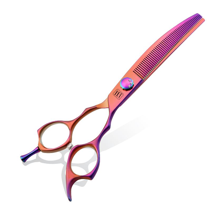 Fenice 7" Curved Thinning Pet Shears