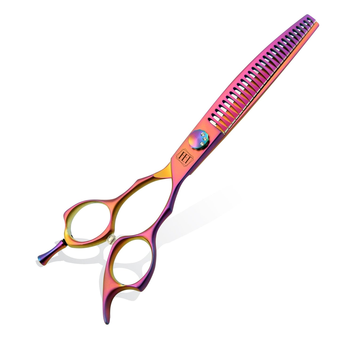 Fenice 7" Curved Thinning Pet Shears - FENICE TOTEM