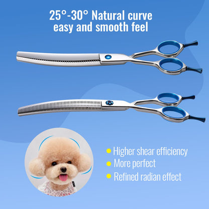 Fenice 7" Dog Grooming Scissors Lefty - FENICE TOTEM