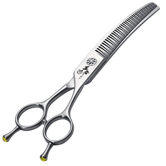 Fenice VG10 Steel 7Inch 3D Gradient Traceless Dog Grooming Scissors WZWZR - 3D - FENICE TOTEM