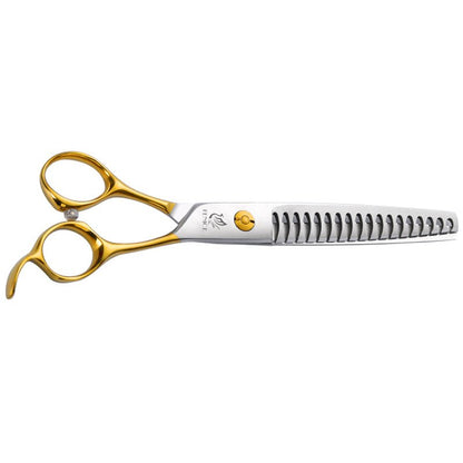 Fenice 6.5" - 7.5" Professional Dog Grooming Scissors Set Gold FJDW - FENICE TOTEM