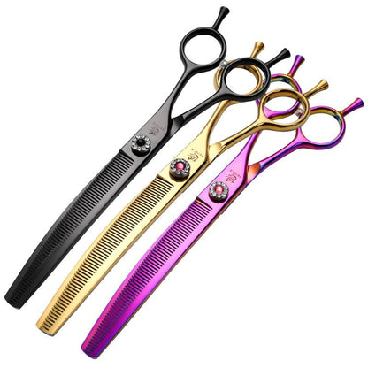 Professional Dog Grooming Curved Thinner Scissors CW02 - 725 - FENICE TOTEM