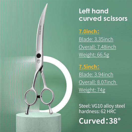 Fenice Totem 7.0" Left Handed Pet Shears - FENICE TOTEM