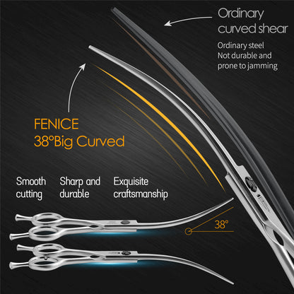 Fenice Totem 7.0" Left Handed Pet Shears - FENICE TOTEM