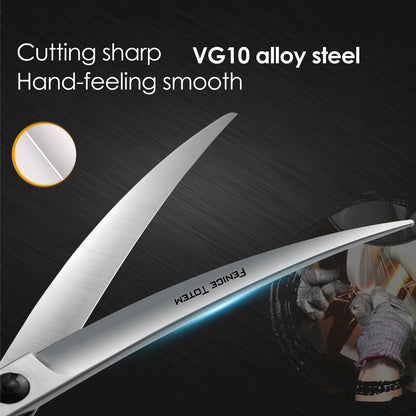 Fenice Totem 7.0" Left Handed Pet Shears - FENICE TOTEM
