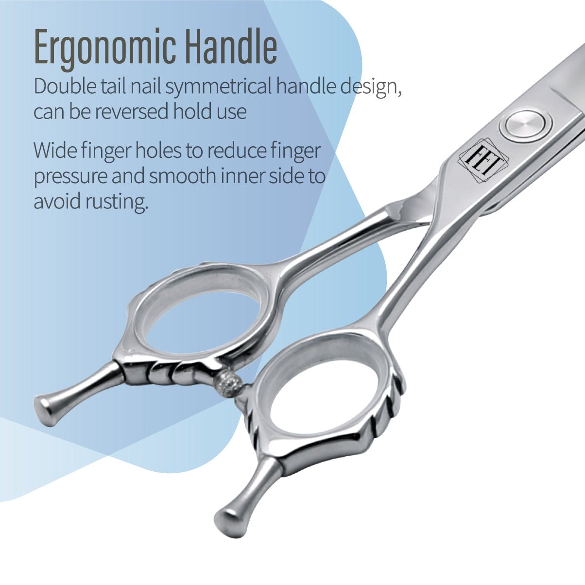 Fenice 7.5" Pet Curved Shears - FENICE TOTEM