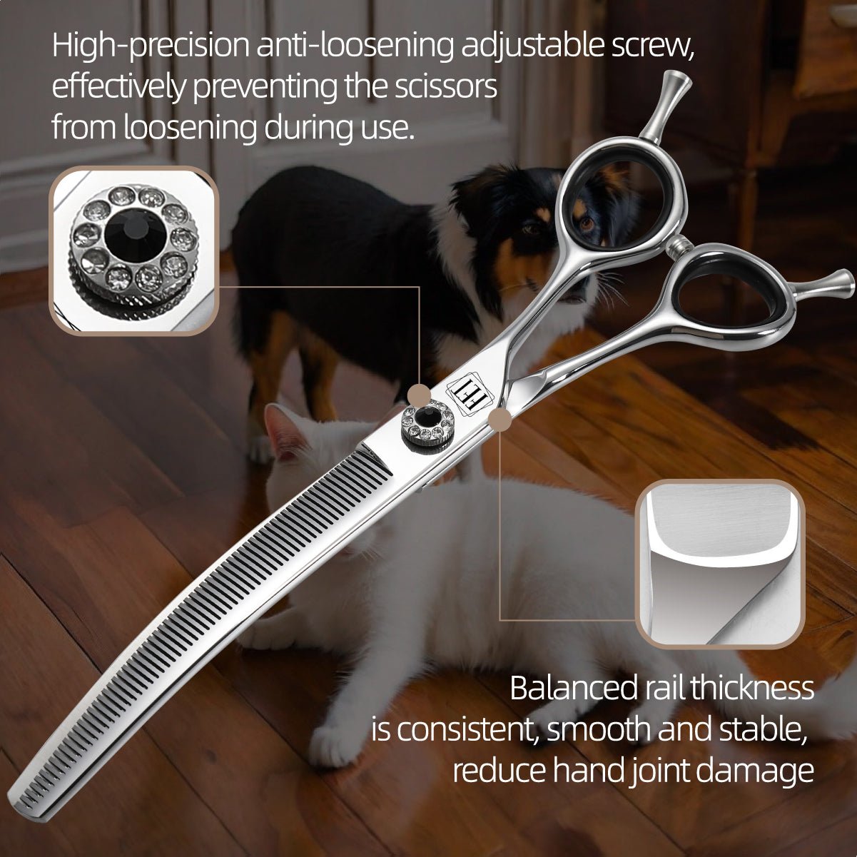 Fenice 7.5" Dog Grooming Scissors - FENICE TOTEM