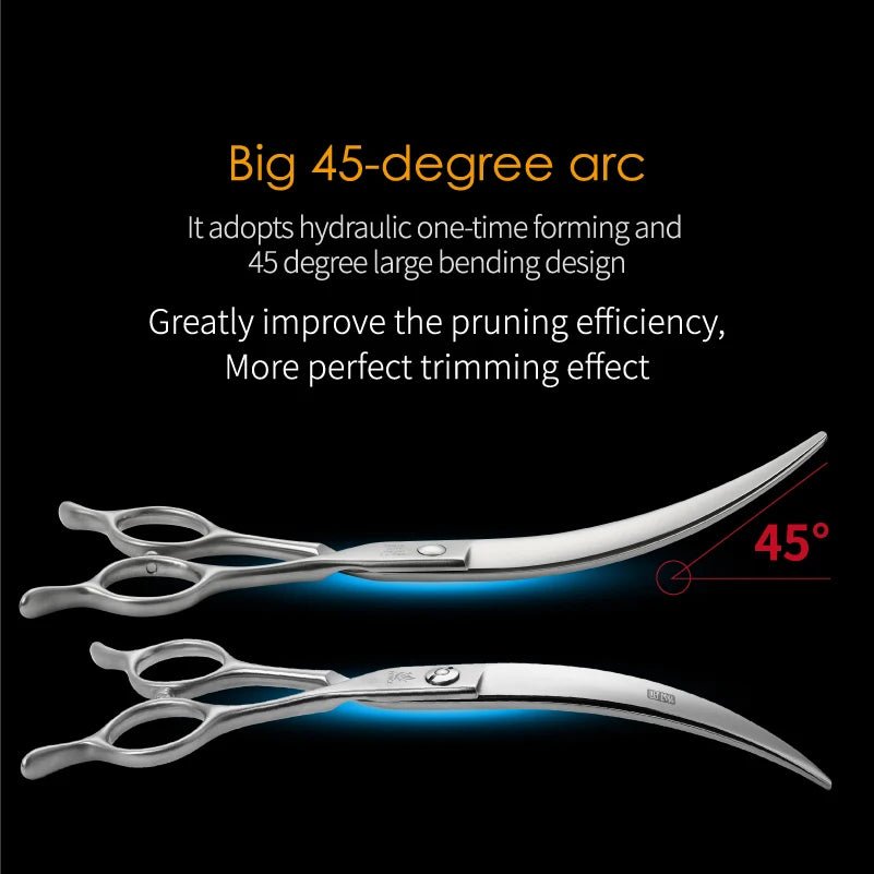 45° Super Curved Grooming Scissors FEBC - FENICE TOTEM