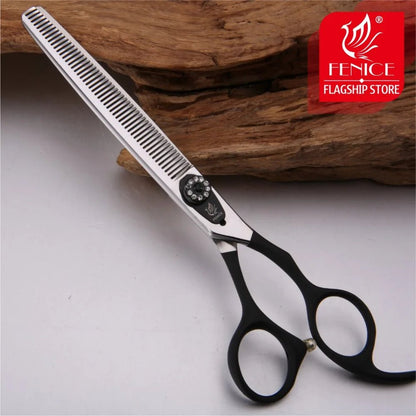 Fenice High Quality 7/7.5 inch dog grooming thinning scissors in dog shears makas tijeras thinning 35% - FENICE TOTEM