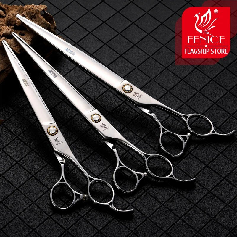 Fenice 7/7.5/8 inch Professional Pet Scissors Dog Grooming Scissors Cutting Shears ножницы tijeras tesoura - FENICE TOTEM