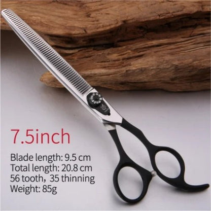 Fenice High Quality 7/7.5 inch dog grooming thinning scissors in dog shears makas tijeras thinning 35% - FENICE TOTEM