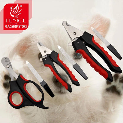 Fenice Stainless Steel Pet Grooming Scissors Dog Cats Professional Nail Clipper Cutter Scissors - FENICE TOTEM