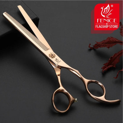 Fenice 6.5/7.0 inch Professional Pet Dog Grooming Scissors Dog Thinning Scissors Shears Animals Haircut Tools - FENICE TOTEM