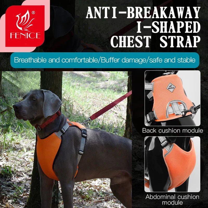 Fenice Fashionable Professional Comfortable Breathable Reflective Outdoor I - shaped Chest Strap - FENICE TOTEM