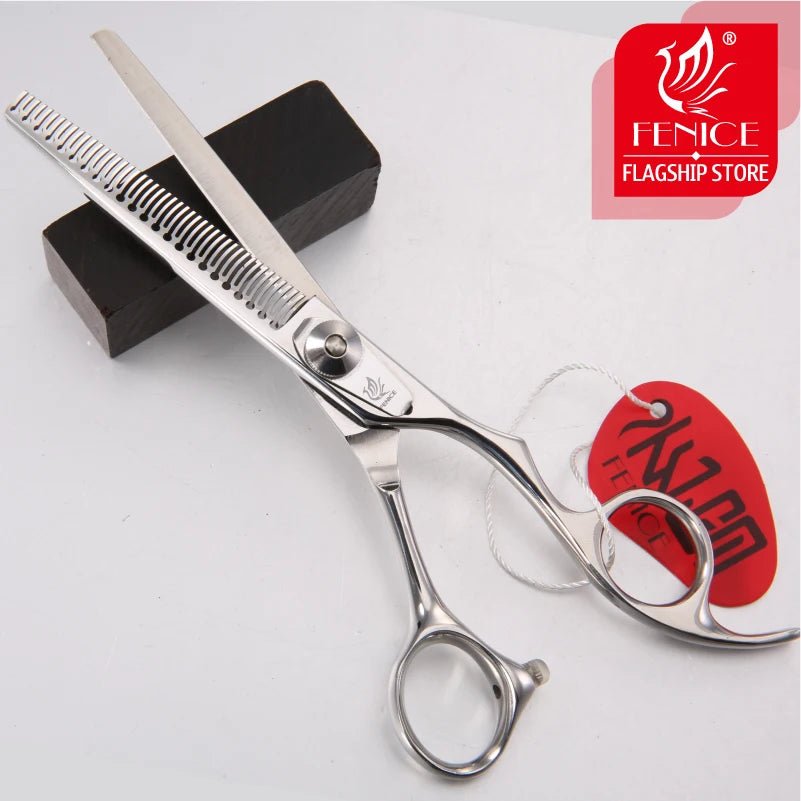 Fenice Pets Grooming JP440C 6.0 inch Thinning Chunker Scissors 20%/70 thinning rate shears Groomer Tools - FENICE TOTEM