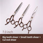 Fenice 7.0 inch left hand pet dog grooming scissors set F2F - 70TZ - FENICE TOTEM