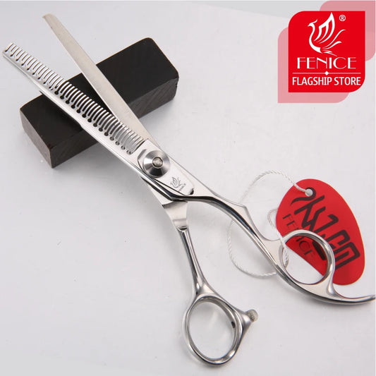 Fenice 6 inch dog grooming scissors pet dog scissors professional thinning shears makas tijeras thinng rate 20%&70%