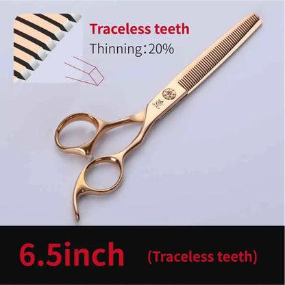 Fenice 6.5/7.0 inch Professional Pet Dog Grooming Scissors Dog Thinning Scissors Shears Animals Haircut Tools - FENICE TOTEM