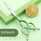 Fenice Professional Curved Grooming Scissors for Dogs Cats FEMD - 60C - FENICE TOTEM