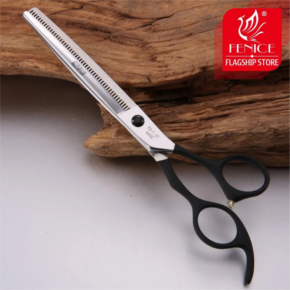 Fenice High Quality 7/7.5 inch dog grooming thinning scissors in dog shears makas tijeras thinning 35% - FENICE TOTEM