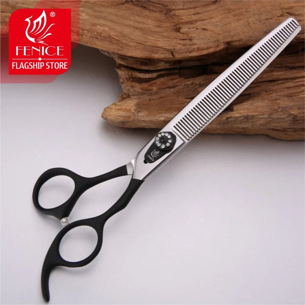 Fenice High Quality 7/7.5 inch dog grooming thinning scissors in dog shears makas tijeras thinning 35% - FENICE TOTEM