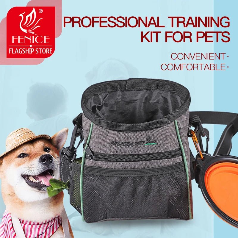 Professional Dog Cat Training Kit Pet Portable Slings Bag Storage Outdoor Supplies - FENICE TOTEM