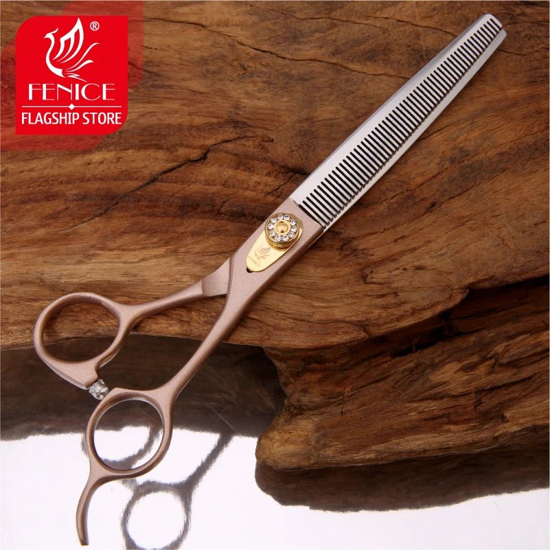 Fenice Professional 7/7.5 inch pet dog grooming scissors thinning shears tijeras tesoura thinning rate 35% - FENICE TOTEM