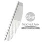 Fenice Moon Style Comb Pet Grooming Single Comb Aluminum Metal Comb for Dogs Stainless Steel Pet Dog Cat Pin Comb Hair Brush - FENICE TOTEM