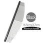 Fenice Moon Style Comb Pet Grooming Single Comb Aluminum Metal Comb for Dogs Stainless Steel Pet Dog Cat Pin Comb Hair Brush - FENICE TOTEM