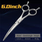 Fenice 6/6.5/7/7.5/8 inch Professional Curved 35° Pet Dogs Grooming Scissors Pets Hair Cuttings Shears tesoura tijeras - FENICE TOTEM