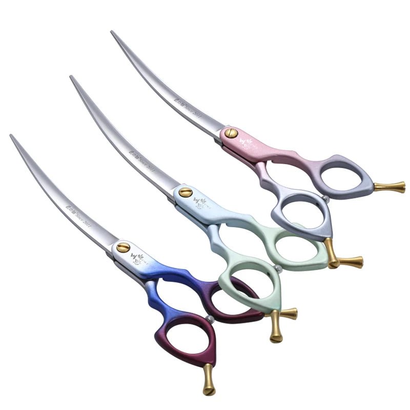 Fenice Professional JP VG10 Right&Left Hand 6.5Inch Curved 35° Grooming Scissors FZM - XXC - FENICE TOTEM