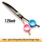 Fenice JP440C Steel 6.5/7/7.5/ 8 Inch Professional Pet Dogs Grooming Scissors Set Straight Curved Thinning Shear Scissors - FENICE TOTEM