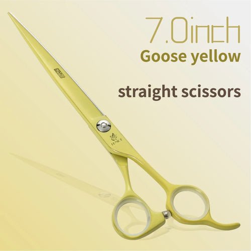 Fenice Jp440c Colorful Professional 7.0 Inch Pet Cutting Scissors for Dog Grooming Straight Scissors Pet Shears - FENICE TOTEM