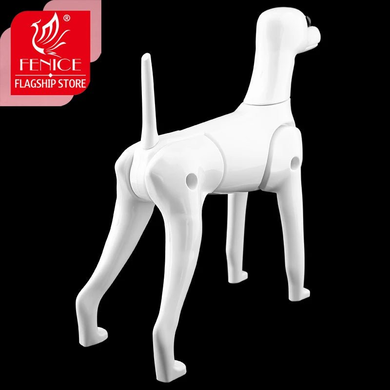 Fenice Pet Simulation Hair Grooming Fake Dog Model Practice Dog Standard Skeleton Model Dog Full Body Fake Hair - FENICE TOTEM