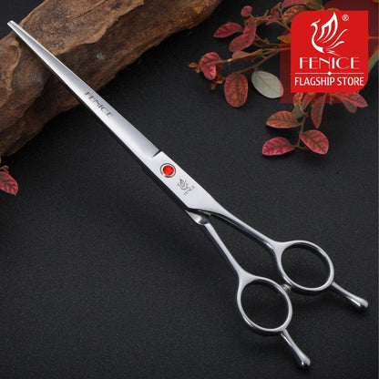 Fenice 7.0"/7.5"/8.0" Professional Pet Grooming Cutting Scissors Straight Cutting Shear - FENICE TOTEM