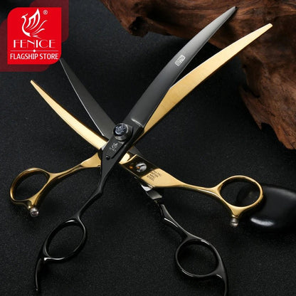 Fenice JP440C Steel 6.5/7/7.5/ 8 Inch Professional Pet Dogs Grooming Scissors Set Straight Curved Thinning Shear Scissors - FENICE TOTEM