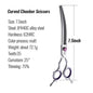 Fenice JP440C 7/8 Inch Professional Pet Dogs Grooming Scissors Straight Curved Thinning Chunker Shear Scissors Set For Dogs - FENICE TOTEM