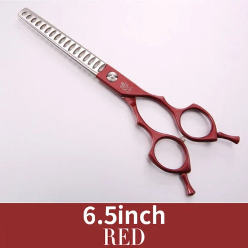 Fenice 6.5 /7.0inch Jp440c Curved&Thinning&Straight Scissors Dog Grooming Shears Pet Grooming Dog Cat Supplies