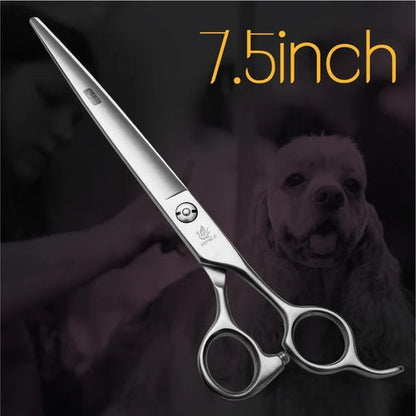 Fenice 7.0 7.5 8.0 inch professional dog cutting grooming pet scissors for dog straight grooming shears tijeras tesoura - FENICE TOTEM