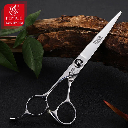 Fenice Professional Left Hand 6.5 Inch Straight Pet Dog Grooming Scissors Shears Dog Scissors Dogs Products