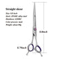 Fenice JP440C 7/8 Inch Professional Pet Dogs Grooming Scissors Straight Curved Thinning Chunker Shear Scissors Set For Dogs - FENICE TOTEM