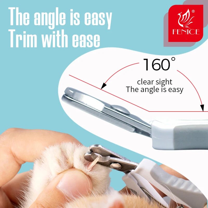 Fenice Pet Nail Scissors Dog Cat Nail Claw Grooming Scissors Pet Nails Clipper Trimmer Supplies For Dog Cat Bird Rabbit - FENICE TOTEM