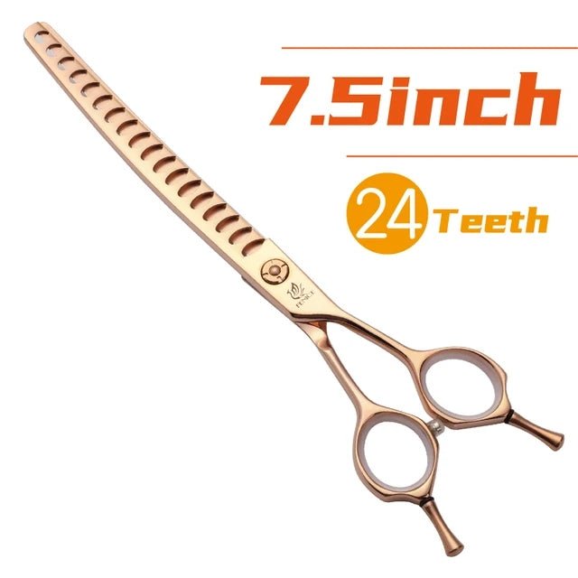 Fenice professional dog grooming curved thinner scissors CW02 - 725 - FENICE TOTEM