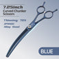 Fenice professional dog grooming curved thinner scissors CW02 - 725 - FENICE TOTEM