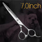 Fenice 7.0 7.5 8.0 inch professional dog cutting grooming pet scissors for dog straight grooming shears tijeras tesoura - FENICE TOTEM