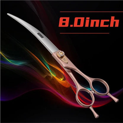 Fenice&nbsp; 7/7.5/8 inch Pet Scissors for Dogs Grooming Scissors Curved Scissors Shears ножницы makas - FENICE TOTEM