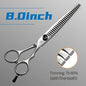 Fenice 7/7.5/8 inch Professional Pet Scissors Dog Grooming Scissors Thinning Shears Thinning Rate about 80% - FENICE TOTEM