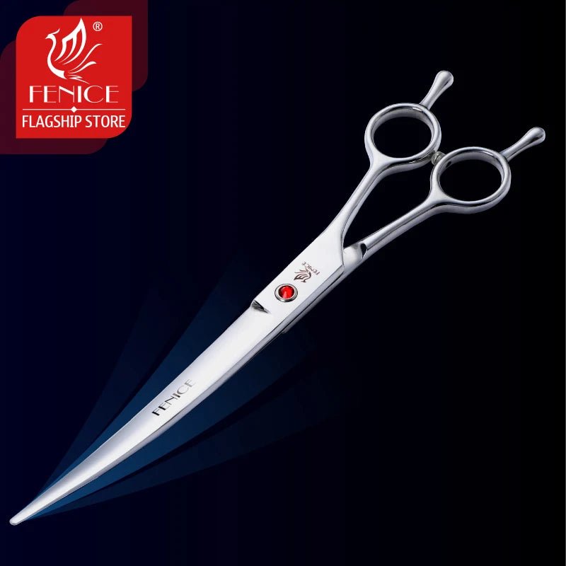 Fenice Curved Scissors Pet Dog Grooming FE801 - 7.5 - FENICE TOTEM