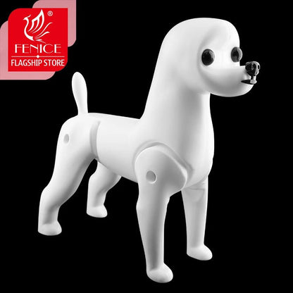 Fenice Pet Simulation Hair Grooming Fake Dog Model Practice Dog Standard Skeleton Model Dog Full Body Fake Hair - FENICE TOTEM